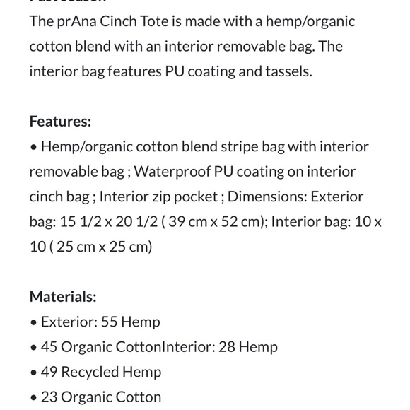 praNa unisex cinch tote - Picture 3 of 7